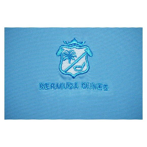 FootJoy Blue Golf Polo Shirt – Size S – Bermuda Dunes 2017 Desert Team Play - Picture 4 of 6